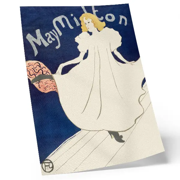 Affiche décorative May Milton de 1895 estampe haute résolution d'Henri de Toulouse-Lautrec