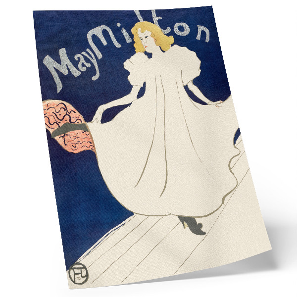 Affiche décorative May Milton (1895) – estampe haute résolution d'Henri de Toulouse-Lautrec