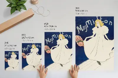 Affiche décorative May Milton de 1895 estampe haute résolution d'Henri de Toulouse-Lautrec
