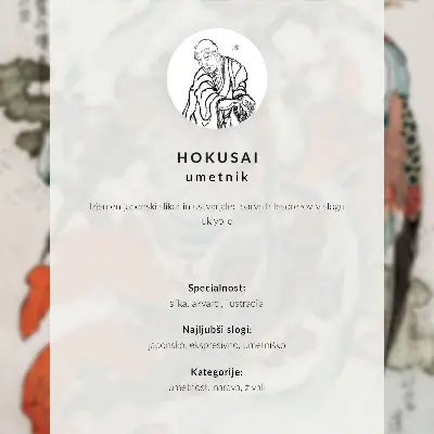 Impression sur toile motif de bambou dans le style ukiyo-e japonais vintage de Katsushika Hokusai