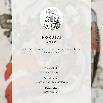 Impression sur toile Le Tigre japonais d'Hokusai, Album de croquis (1760-1849)