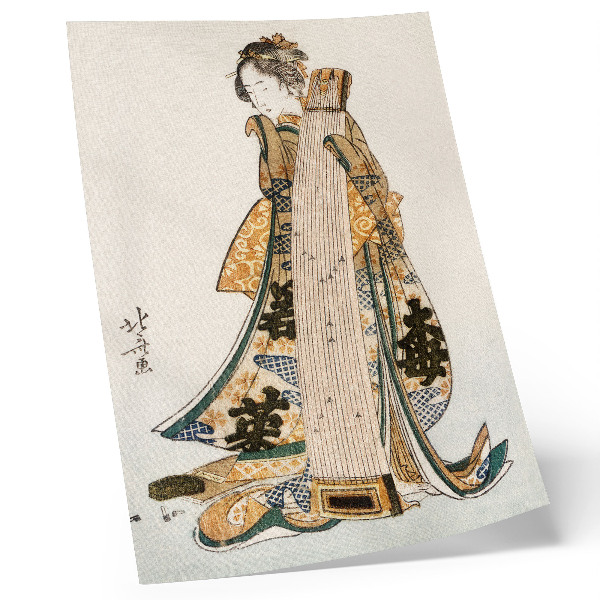 Décoration murale Hokusai japonais (1760-1849) dans le style ukiyo-e vintage