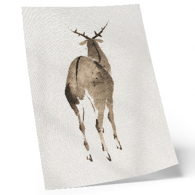 Affiche décorative Cerf de Katsushiki Hokusai (1904), illustration animale vintage