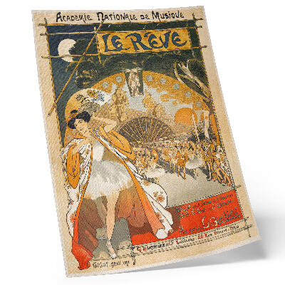 Affiche décorative Le Songe (1891) de Théophile Alexandre Steinlen
