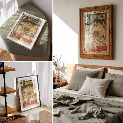 Affiche décorative Le Songe (1891) de Théophile Alexandre Steinlen