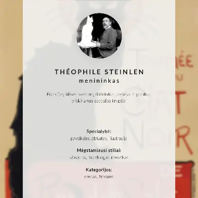 Impression sur toile de La Traitée des Blanches de Théophile-Alexandre Pierre Steinlen