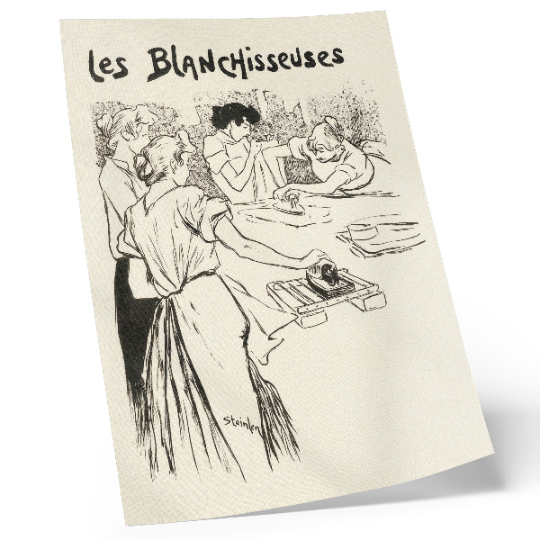 Impression sur toile Les Blanchisseuses – Théophile Alexandre Steinlen
