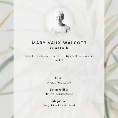Impression sur toile Ananas sauvage (Tillandsia fasciculata) de 1921 par Mary Vaux Walcott