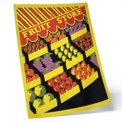 Impression sur toile La Boutique de fruits (1936) – par Federal Art Project