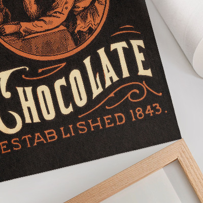 Affiche décorative Chocolat Webb (1843) – chromolithographie