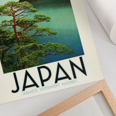 Impression sur toile Un voyage au Japon dans les années 1930