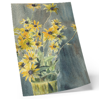 Affiche décorative Vase avec rudbeckias (1915) par Hannah Borger Overbeck