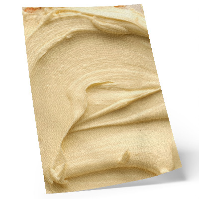 Affiche décorative Une masse crémeuse à la consistance lisse.