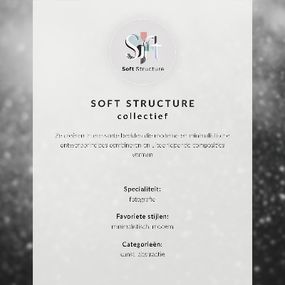 Affiche décorative Une masse crémeuse à la consistance lisse.