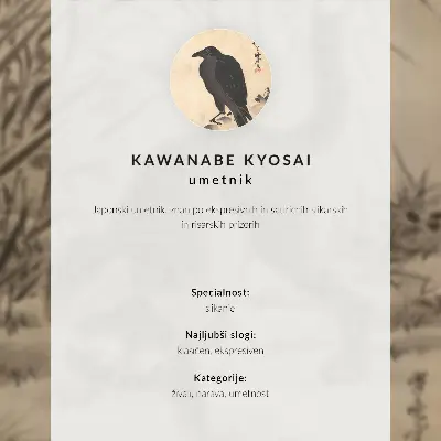 Affiche décorative représentant un chat attrapant une grenouille par Kawanabe Kyosai