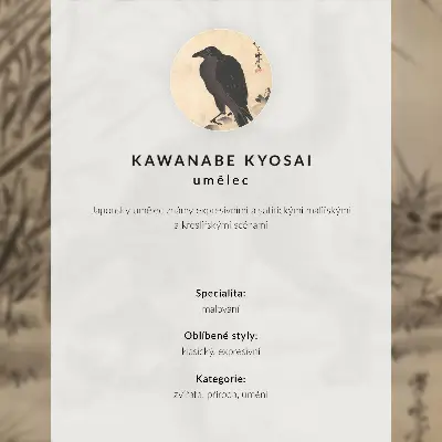 Affiche décorative représentant un chat attrapant une grenouille par Kawanabe Kyosai
