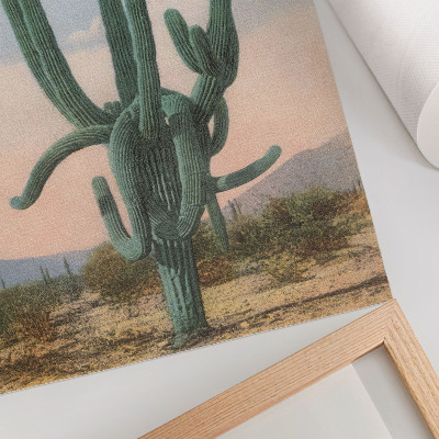 Impression sur toile Grand cactus (vers 1928) d'un artiste anonyme