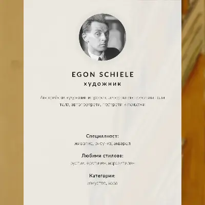 Affiche décorative Le salon de Schiele à Neulengbach (1911) d'Egon Schiele