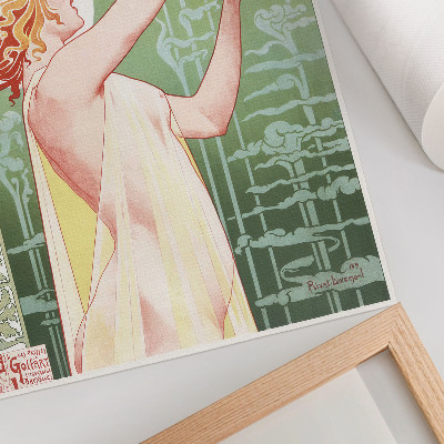 Impression sur toile Privat Livemont (1896), chromolithographie d'Absinthe Robette