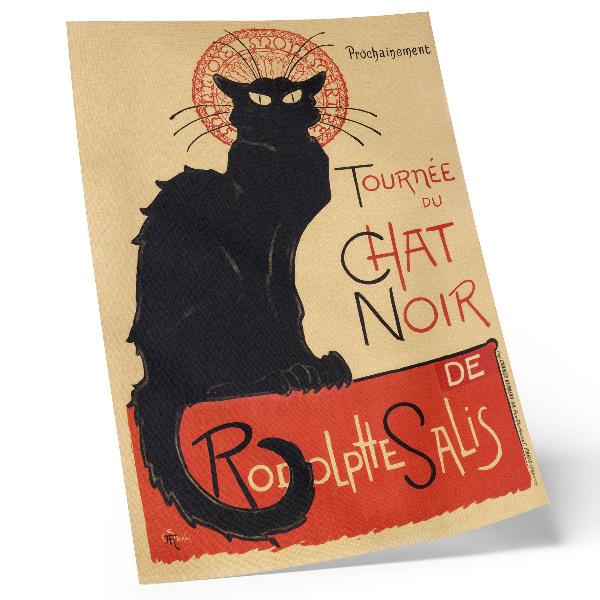Affiche décorative Tournée du Chat Noir (1896) de Théophile Alexandre Steinlen