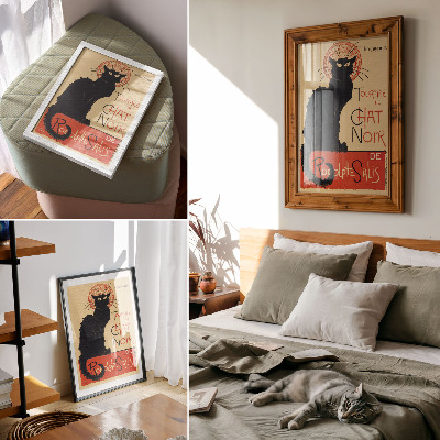 Affiche décorative Tournée du Chat Noir (1896) de Théophile Alexandre Steinlen
