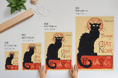 Affiche décorative Tournée du Chat Noir (1896) de Théophile Alexandre Steinlen