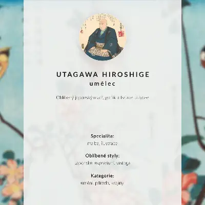Oiseaux et fleurs du Japon d'Utagawa Hiroshige affiche et poster d'estampes anciennes sur bois de 1833