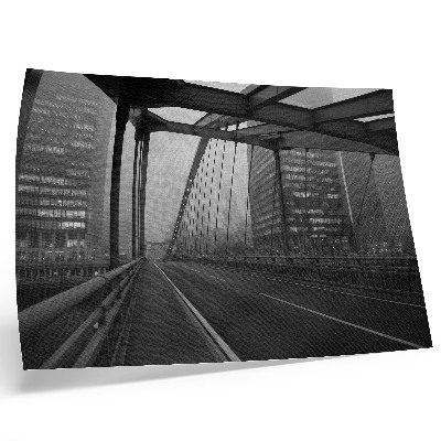 Affiche et poster Pont de la ville, bâtiments majestueux, élégance austère