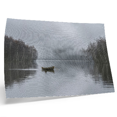 Affiche et poster Ciel et eau, brouillard et arbres, paix et tranquillité