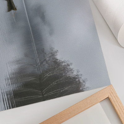 Affiche et poster Ciel et eau, brouillard et arbres, paix et tranquillité