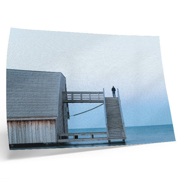 Affiche et poster Minimalisme, paix, personne, escaliers, architecture