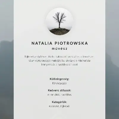 Affiche représentant une maison d'hiver minimaliste sur fond de neige