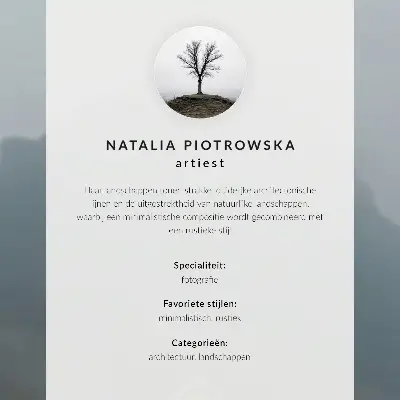 Affiche représentant une maison d'hiver minimaliste sur fond de neige