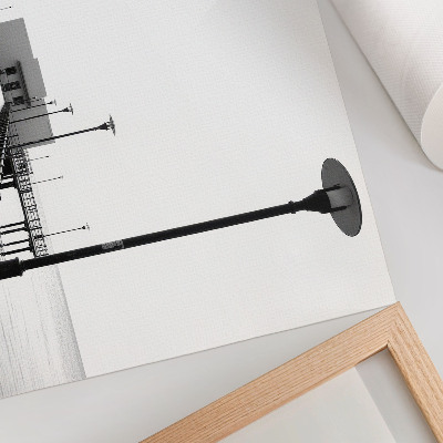 Affiche Pont minimaliste, architecture rectiligne