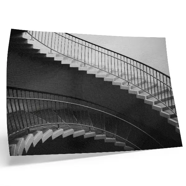 Affiche et poster élégance en noir et blanc aux formes modernes