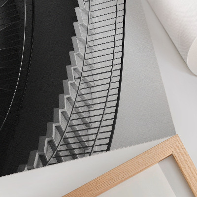 Affiche et poster Élégance en noir et blanc, formes modernes