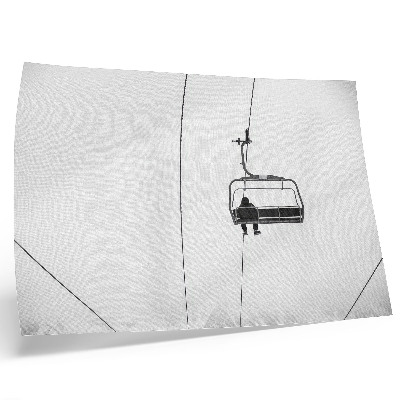 Affiche décorative Minimalisme, solitude, paix, paysage d'hiver