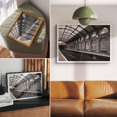 Affiche décorative L'élégance de l'architecture urbaine, la lumière et l'ombre