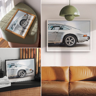 Affiche décorative Voiture de sport classique au style élégant et chic