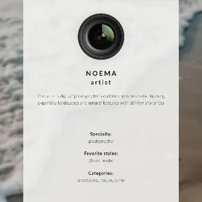 Affiche lac, bateau, forêt et nuages dans une atmosphère apaisante
