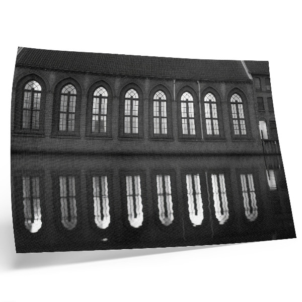 Affiche Symétrie, reflet, élégance architecturale, harmonie
