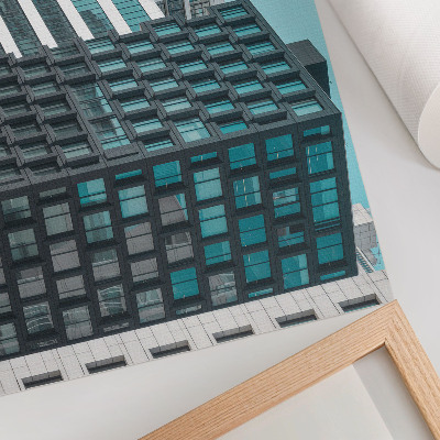 Affiche décorative Harmonie géométrique du verre dans les bâtiments modernes