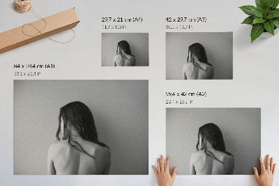 Affiche et poster Le charme minimaliste des figures monochromes