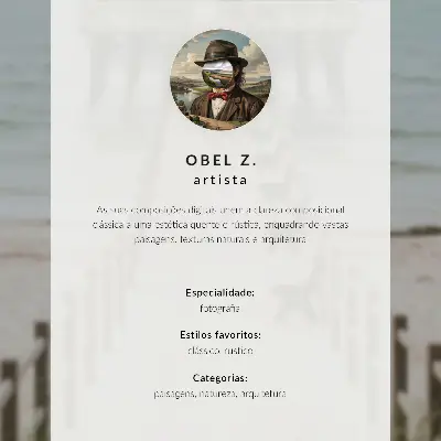 Affiche lac au coucher du soleil avec des couleurs chaudes de bois