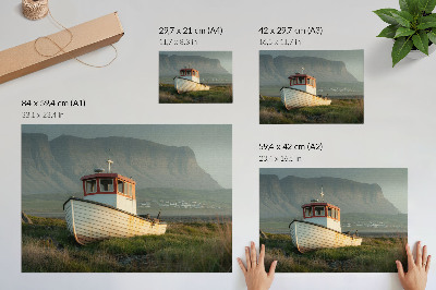Affiche et poster Łódź panorama des montagnes nostalgie climatique