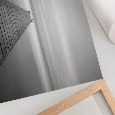 Affiche décorative jetée monochrome à la surface calme et élégante