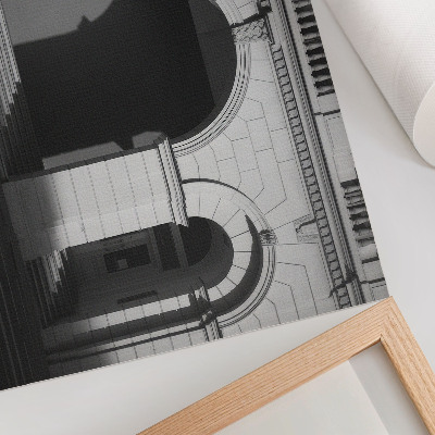 Affiche architecture élégante arches classiques ombres