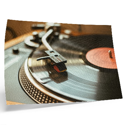 Affiche décorative Ambiance musicale vintage nostalgique, gramophone