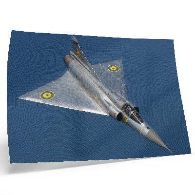 Affiche et poster Un avion militaire dynamique dans les airs