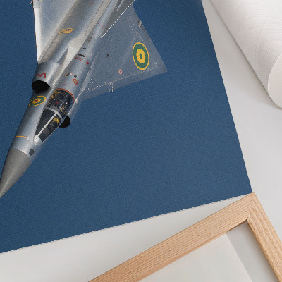 Affiche et poster Un avion militaire dynamique dans les airs